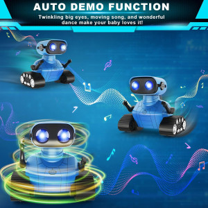 Hamourd Robot Jouet Enfants 5+ Rechargeable avec LED Dance