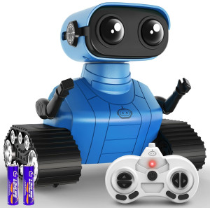 Hamourd Rechargeable Robot Toys for Kids 5+, Dance, Music & LED Eyes