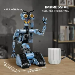 Kit Robot Johnny 5 Télécommandé 1176 pièces - Cadeau Fête Papa
