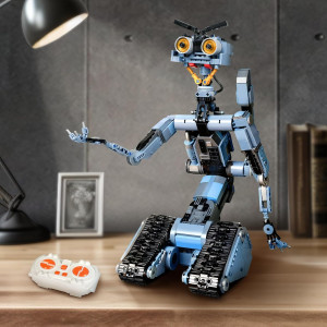 1176-Piece Johnny 5 Robot Building Set with Remote Control – Ideal Gift