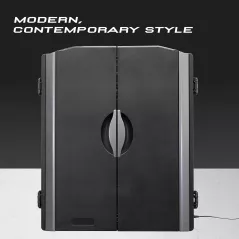 Arachnid Titanium 5400: Jeu de fléchettes électronique avec armoire intégrée - Noir, pour des soirées inoubliables!