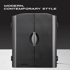 Arachnid Titanium 5400 Electronic Dartboard & Cabinet - Black