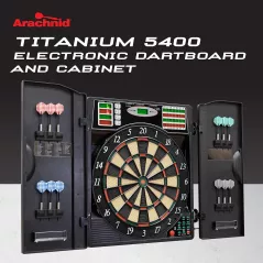 Cible électronique Arachnid Titanium 5400 avec armoire noire