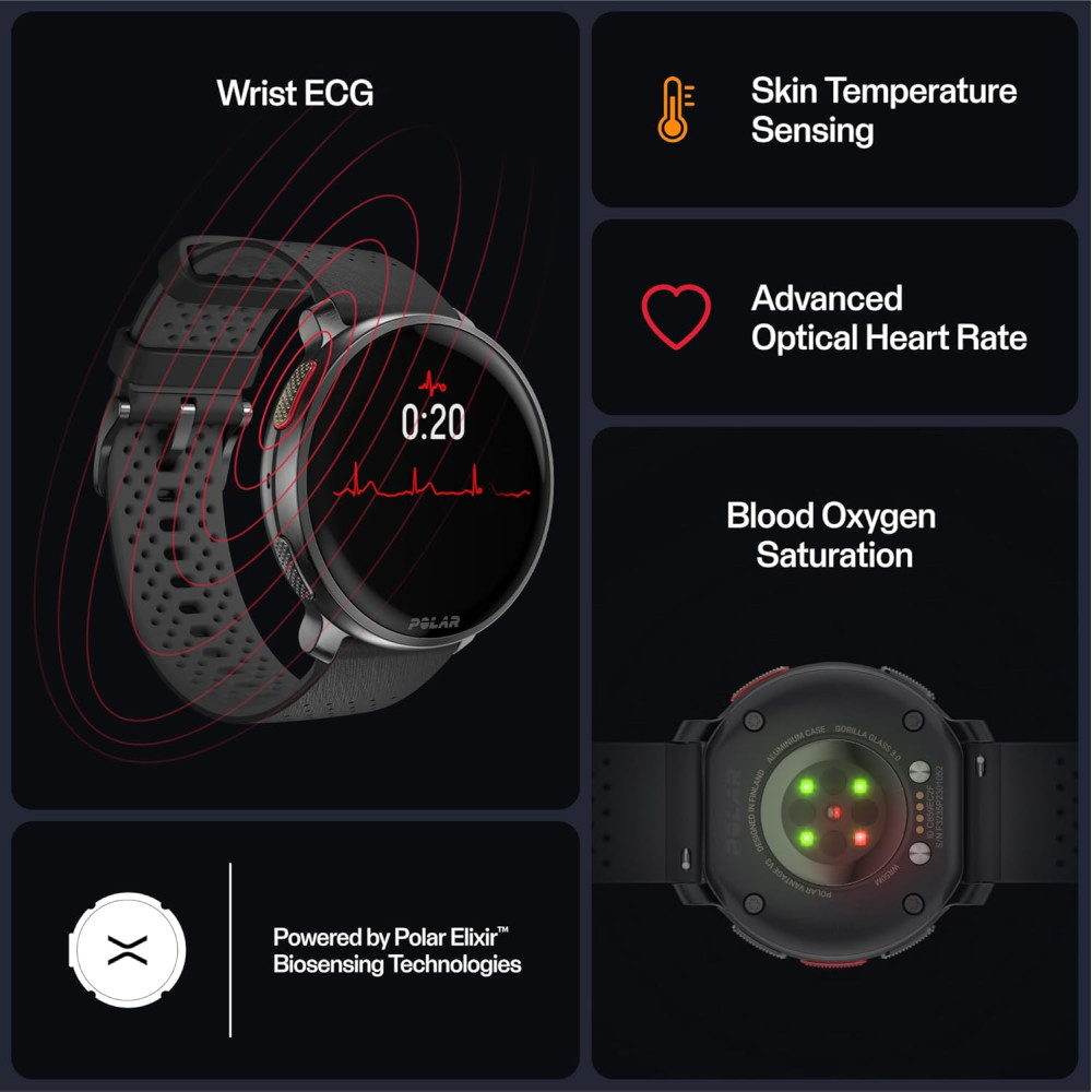 POLAR Vantage V: Premium GPS Multisport & Triathlon Training Watch