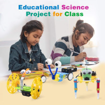 Electric Motor Robotic Science Kits | DIY STEM Toys for Kids (3 Kits)