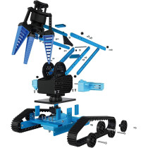 Top Race 15 Channels 2.4G RC Robot Arm Kit | DIY 151-Pcs STEM Toy