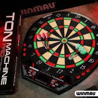 Cible de Fléchettes Électronique Winmau Ton Machine: Plus de 90 Jeux, 8 Joueurs, 2 Jeux de Fléchettes Inclus!
