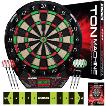 Winmau Ton Machine Electronic Soft Tip Dart Board with 90+ Games & Digital Scoreboard