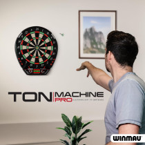 Winmau Ton Machine Electronic Soft Tip Dart Board with 90+ Games & Digital Scoreboard