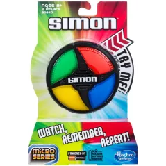 Simon Micro de Hasbro : Le Jeu Électronique Classique, Format de Poche ! Idéal pour les Fêtes et les Voyages