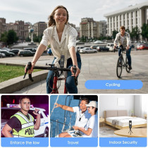 1080P FHD Mini Body Camera with Audio - 128GB Wearable Police Cam
