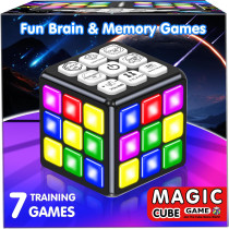 Fun Brain & Memory Game Cube for Kids 6-13 | STEM Gift for Boys & Girls