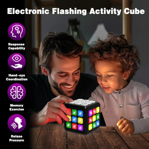 Fun Brain & Memory Game Cube for Kids 6-13 | STEM Gift for Boys & Girls