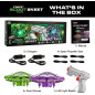 Scoot Skeet Drone Shooting Game: Fly, Shoot & Score! LED Mini Drones & Toy Gun Set for Kids & Adults