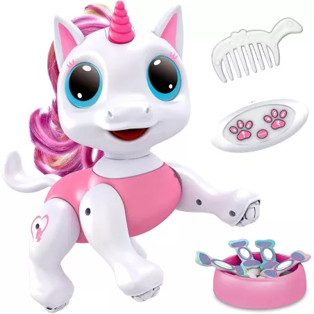 Licorne Robot Télécommandée Rose: Danse, Programmation & Gestes - Jouet Éducatif STEM