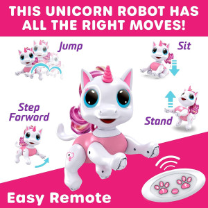 Interactive Robo Pets Unicorn Toy for Kids – Remote Control & STEM Fun