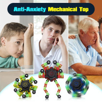 8 Pcs Fidget Spinners Lumineux, Jouets Anti-Stress Enfants & Adultes