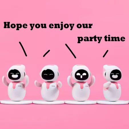 Eilik Pink : Robots interactifs mignons avec mini-jeux & émotions