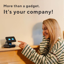 LOOI Robot-Space Black: AI Companion with ChatGPT, Voice & Face Recognition