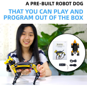 Robot Chien Bittle : Kit Robot Quadrupède Contrôlé par Appli