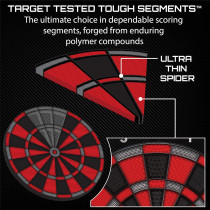 Viper Orion Electronic Dartboard with Dual LCD, Voice Scoring & Storage