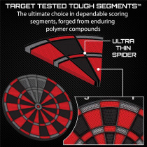 Viper Orion Electronic Dartboard with Dual LCD, Voice Scoring & Storage