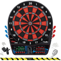 Viper Orion Electronic Dartboard with Dual LCD, Voice Scoring & Storage