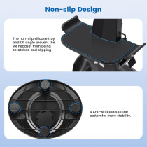 VR Headset Charging Dock for Meta Quest 3/3S & Quest 2 with USB-C