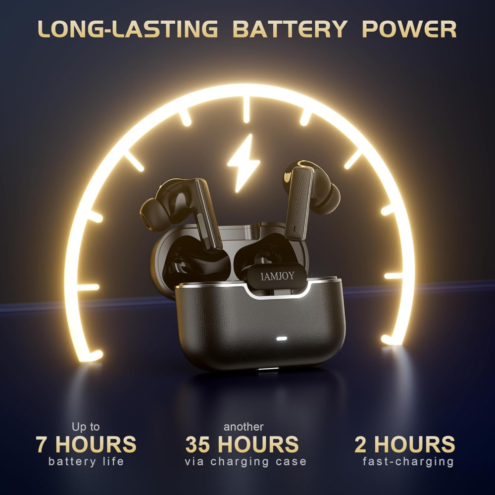 IAMJOY Gaming Earbuds: 20ms Low Latency, ANC, 35H Playtime, Multi-Device