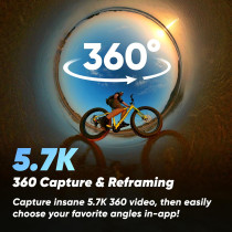 Insta360 X3 - Caméra 360° 5.7K HDR, étanche, stabilisée