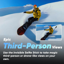 Insta360 X3 - Caméra 360° 5.7K HDR, étanche, stabilisée