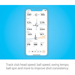 Garmin Approach R10 Portable Golf Launch Monitor – 10 Hr Battery Life