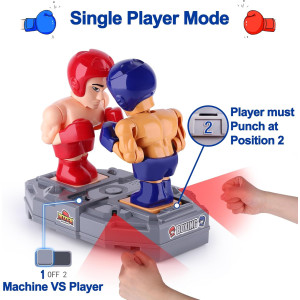 iPlay iLearn Fighting Robots & Boxing Toys - Fun Indoor Playset Gift