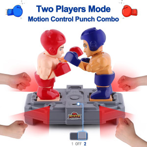 iPlay iLearn Fighting Robots & Boxing Toys - Fun Indoor Playset Gift