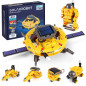 STEM Science Kit for Kids Ages 8-14: 120-Piece Solar Robot Building Set - Spark Curiosity!