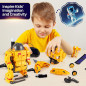STEM Science Kit for Kids Ages 8-14: 120-Piece Solar Robot Building Set - Spark Curiosity!