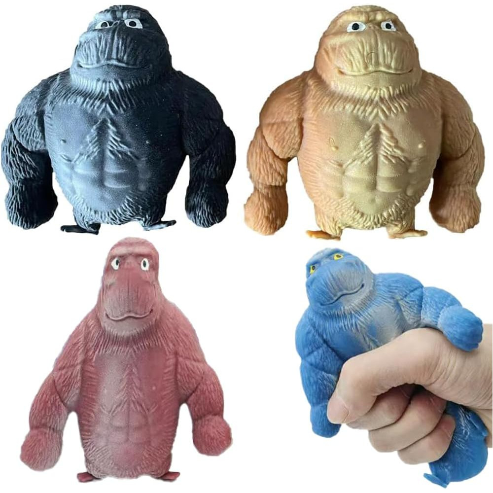 2 Pack Funny Squishy Monkey Stress Balls – Fidget Toy for Kids & Adults