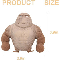 2 Pack Funny Squishy Monkey Stress Balls – Fidget Toy for Kids & Adults