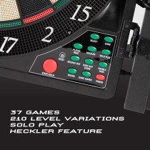 Arachnid Cricket Maxx 4.0 Electronic Dartboard Set – Black Edition