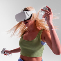Meta Quest 2 128GB Renewed - Advanced All-in-One VR Headset