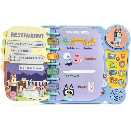 VTech Bluey : Bluey's Book of Games - Jeux éducatifs fun