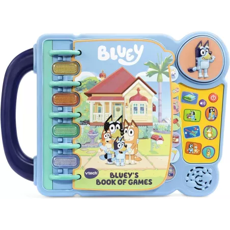 Bluey Livre de Jeux Interactif VTech : Apprends et Amuse-toi avec Bluey !