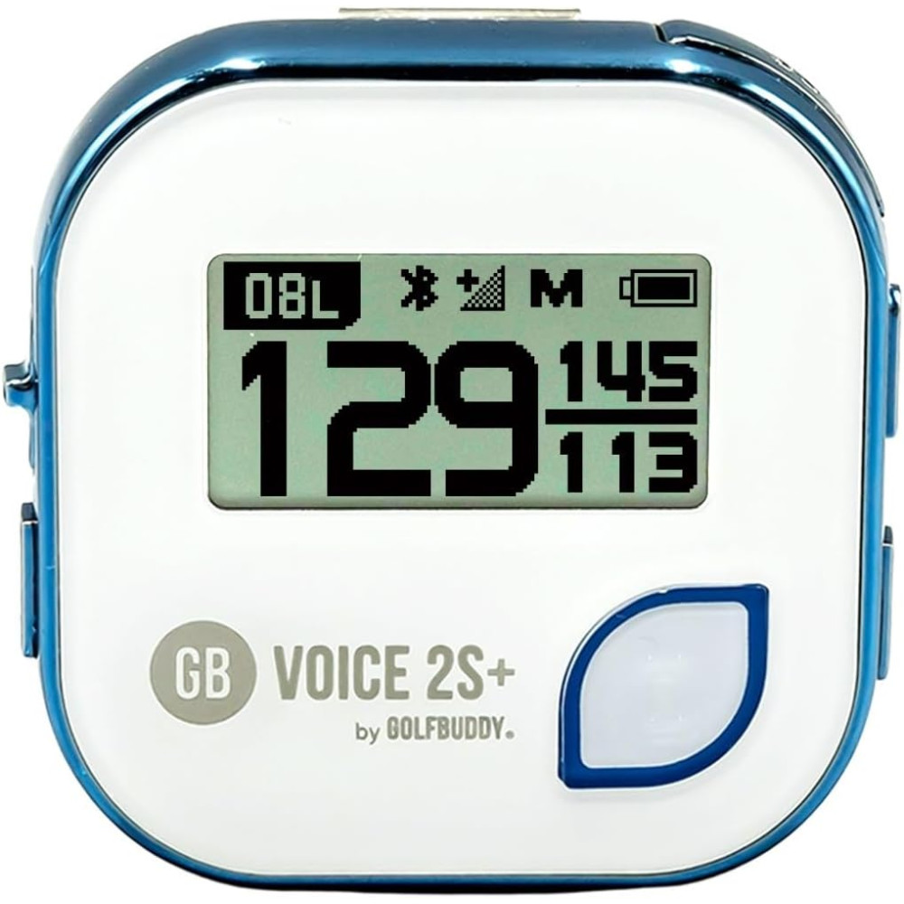 GolfBuddy Voice 2S+ GPS Golf Parlant – 40,000 Parcours, 18h Batterie