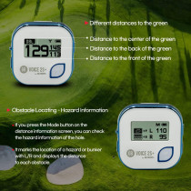 GolfBuddy Voice 2S+ GPS Golf Parlant – 40,000 Parcours, 18h Batterie