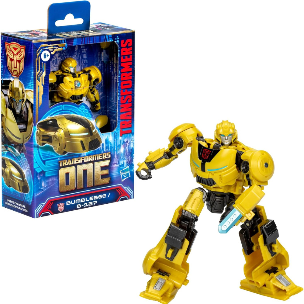 Transformers Bumblebee One Prime Changer 5-Inch Robot Toy for Kids