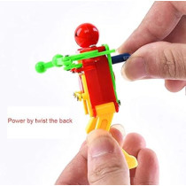 5 Pcs Funny Spring Wind-up Dancing Robot Toys for Kids Playset