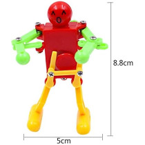 5 Pcs Funny Spring Wind-up Dancing Robot Toys for Kids Playset