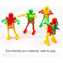 5 Pcs Funny Spring Wind-up Dancing Robot Toys for Kids Playset