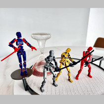 Figurines T13 3D – 4 Packs Robot Mécanique Cadeaux Enfants