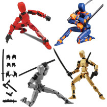 Figurines T13 3D – 4 Packs Robot Mécanique Cadeaux Enfants